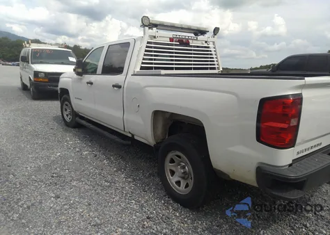 2018 Chevrolet Silverado 1500 Wt из США, поврежденный, VIN 3GCPCNEC8JG365349